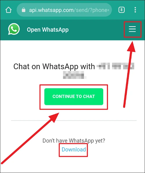 WhatsApp Without Saving Number