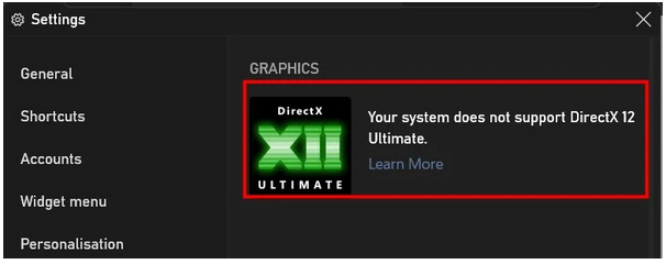 Check if your PC supports DirectX 12 Ultimate or not