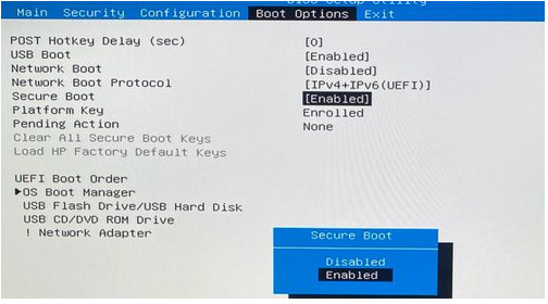 Enable Secure Boot properly